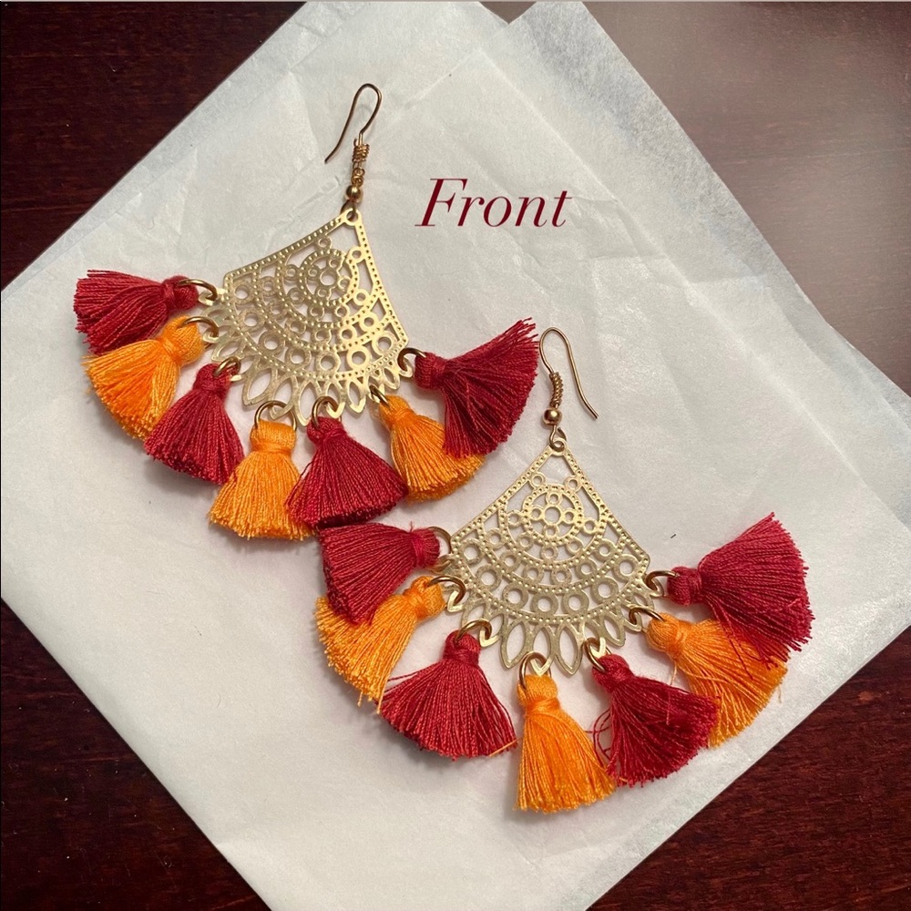 Florida State (FSU) Tassel Earrings